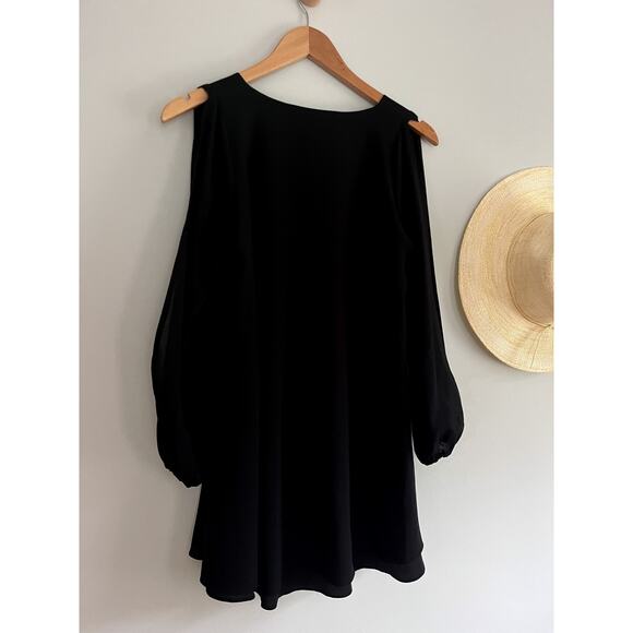 Lovers + Friends | Revolve | Gracie Dress in Black | Split Sleeve | Sz XS - Picture 6 of 7